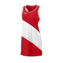 Wilson Tenniskleid Team II 2021 rot/weiss Damen